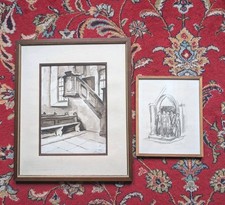 Rare Ensemble de 2 Œuvres