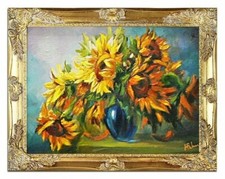 Tableau Huile Sur Tournesols
