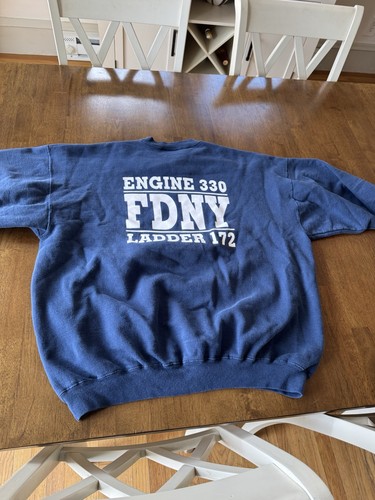 Vintage fdny sweatshirt xl - fdny, l/xl