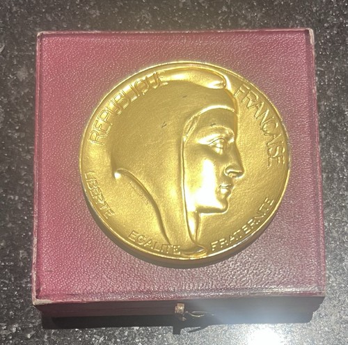 Médaille argent vermeil - vermeil, 60g