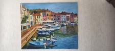 Tableau Original Martigues.Marc Forestier. Huile S/Toile. Signé. Bonne Cote.