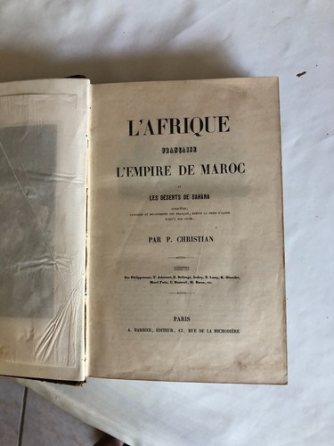 Livre rare afrique - livre,