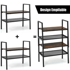 Lot de 2 Étagères Style