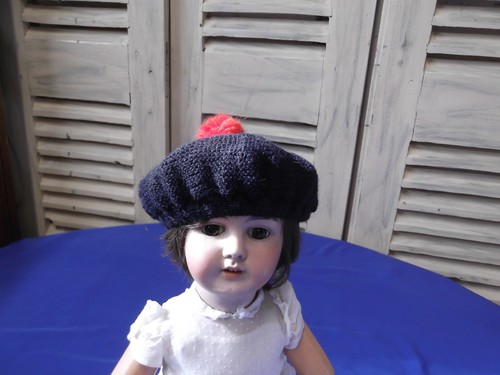 Chapeau béret poupée - chapeau/béret, de
