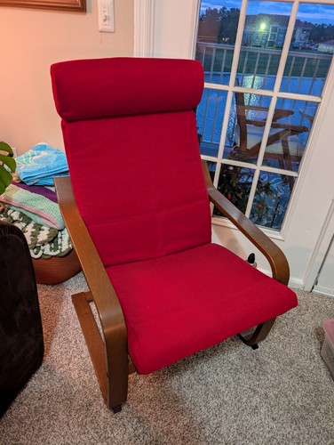 Ikea poang red - ikea,