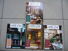 Lot 4 Magazines Maisons Coté Est N° 3 à N° 6 Déco Traditions Gastronomie Culture