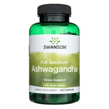 Swanson Ashwagandha (ginseng indien) 450 mg, 100 capsules