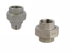 Prise 3 Pièces M/F - M/M Inox