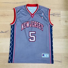 Neuf Champion EU Jason Kidd NETS NBA Maillot De Basketball Air Jordan Kobe L