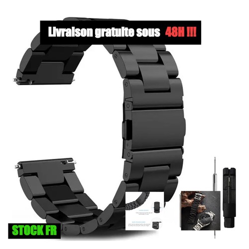Bracelet montre acier - bracelet,