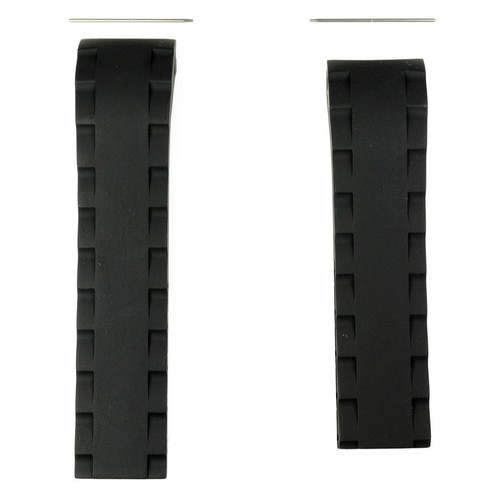 Black rubber strap - , watch
