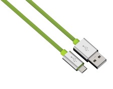 Hama 0,5m Micro USB Câble Aluminium en Nylon Données-câble Sync Gsm Tablette GPS