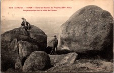 *67877 cpa 71 Uchon - entre les rochers du Prépotey