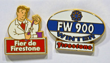 Pin's PNEUMATIQUE FIRESTONE PNEU METAL EPAIS SUCCES