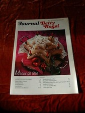 RARE ANCIEN JOURNAL DE BETTY BOSSI CUISINE RECETTE COLLECTION N°10 NOVEMBRE 1992