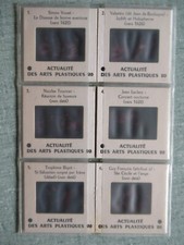 POCHETTE DE 6 DIAPOSITIVES ACTUALITE DES ARTS PLASTIQUES 20 – OFRATEME PIALOUX