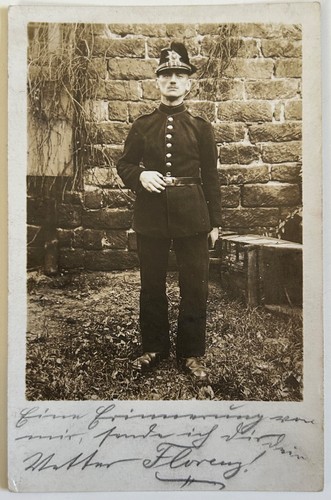 Ww1 photo soldier tschako - ww1,