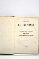 LIVRE ANCIEN AGRONOMIE