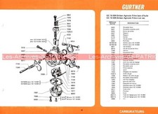 BRIBAN Agricole HUSQVARNA tondeuse Fiche Carburateur GURTNER GC 16 694 695 749