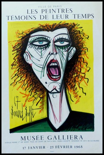 Bernard buffet exposition - bernard, :