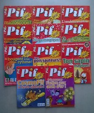 12 BD anciennes " PIF Gadget "