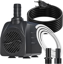 Pompe à Eau Submersible 10W 600L/H, Pompe Aquarium Avec Câble 3m Protection Surc
