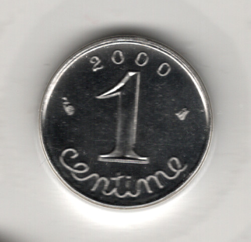 Centime 2000 épi fdc - centime, bu