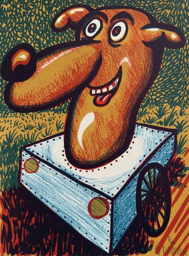 Hervé rosa lithographie - hervé, di