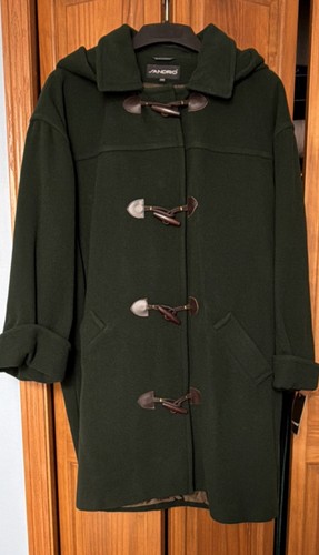Sandro hunter green hooded - sandro,