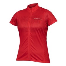 Maillot À Manches Courtes Hummvee Ray S/S Jersey Femme Rouge Endura Cyclisme