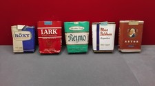 Lot de 5 paquets de cigarettes vides PEU COURANTS  (Anciens - vintage)
