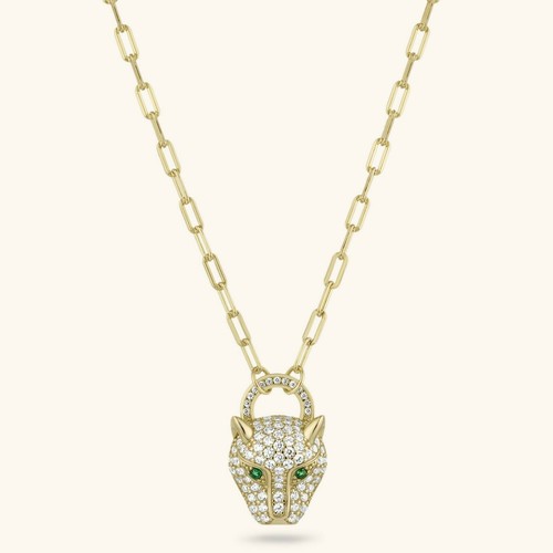 Collier pendentif panther - panther, cz