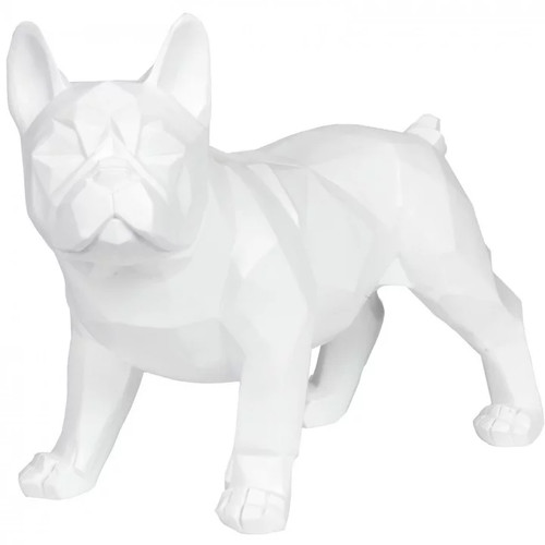 Statue chien bouledogue