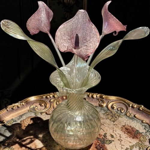 Vase fleurs verre - à, en