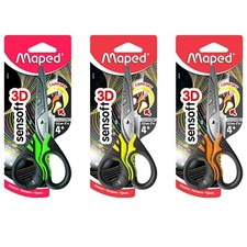 Ciseaux De Confort Pour Enfants Droitiers Maped 3D Sensoft - 13Cm/5"