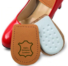 Paire Talonnette Cuir Semelle Grandissante Mousse Anti Choc Amortissante 12 mm