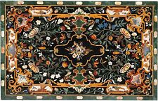 Table En Marbre D'Inlay Pietre Dura Pour Salle À Manger 48" X 36"