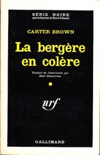 C1 Carter BROWN La Bergere en Colere EO 1961 SERIE NOIRE Epuise MAVIS SEIDLITZ
