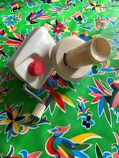 Bobinoir enrouleur de laine manuel vintage, tricot ou machine à tricoter