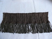 Large galon ancien frangé