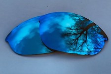 Gravé Polarisé Bleu Glace à Reflets Rechange Lentilles Pour Oakley Half Jacket