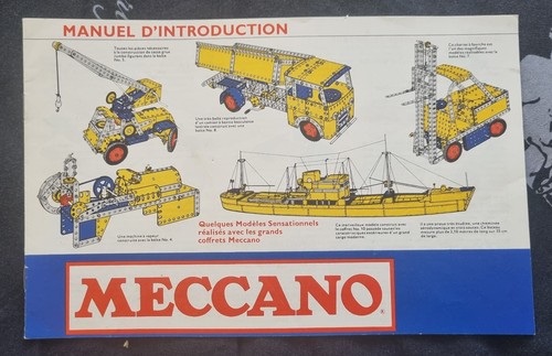 Meccano ancien manuel - meccano,