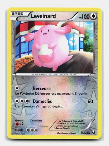 Carte pokémon leveinard - carte,