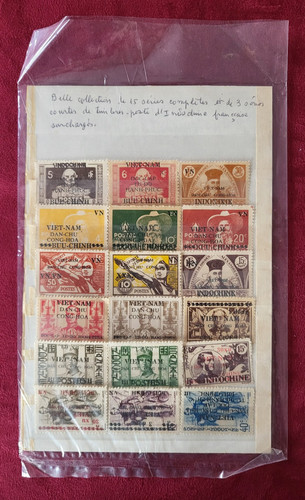 Serie timbres poste - serie,
