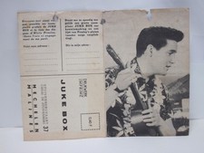 Image  Vieux Papier : Elvis PRESLEY  / JUKE BOX
