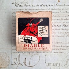 Boîte publicitaire ancienne « Le Diable – L’Encrivore Parfait »