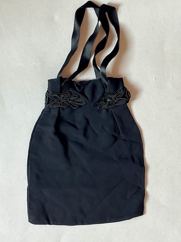 Sac réticule ancien vers - vers, 1900