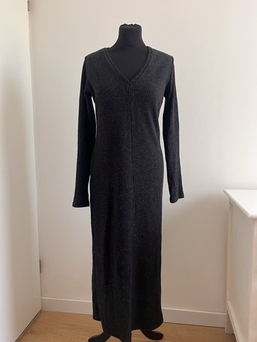 Robe maille côtelée zara - robe,