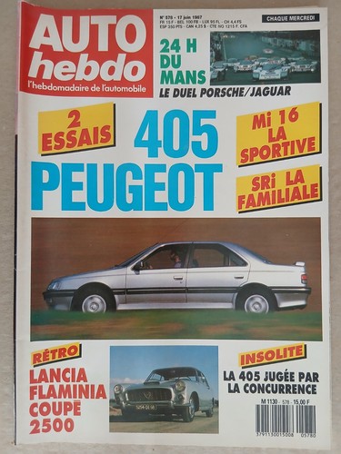 Auto hebdo 578 6 1987 - n°578, 17/6/1987