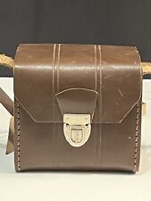 Petit Étui De Rangement En Cuir Ancien Appareil Photo